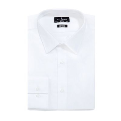 Jeff Banks Big and tall designer white tailored shirt